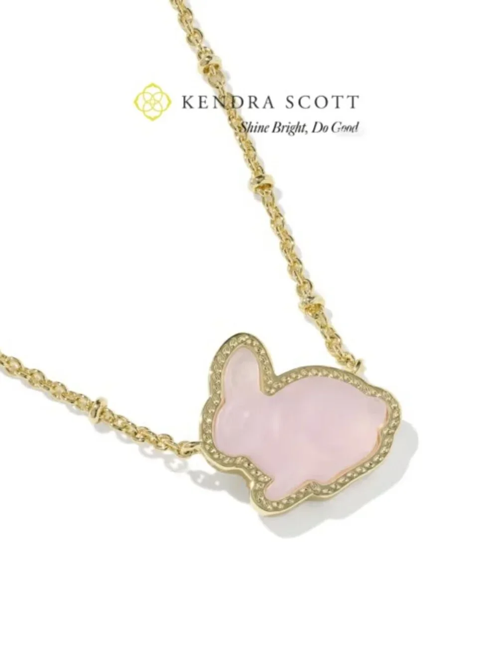 Kendra Scott Bunny Gold Short Pendant Necklace - Picture 2 of 6